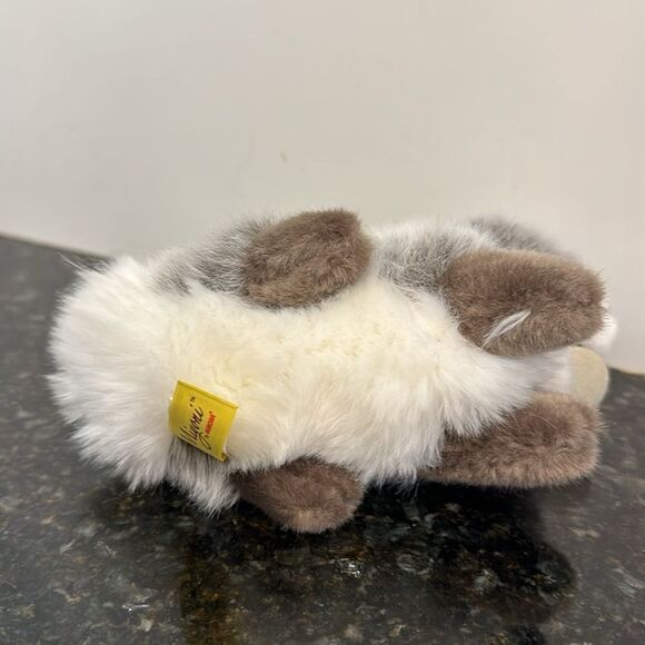 Baby Bunny Tan Miyoni Tots Aurora Plush Stuffed Animal 7" Easter Basket - Picture 6 of 9